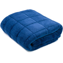 2020 New Style Minky Fabric Weighted Blanket Fashion Quilted Cozy Luxury Gravity Blanket